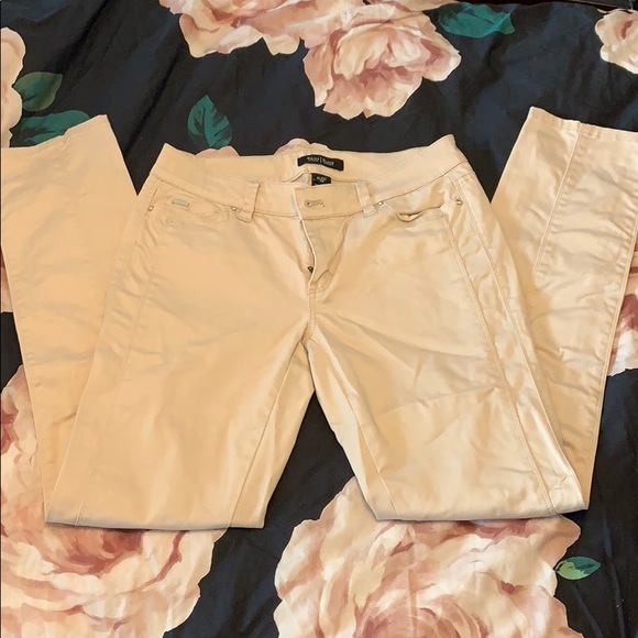 White House Black Market Pants - Khaki slim ankle pants White House Black Market Pants - Khaki slim ankle pants